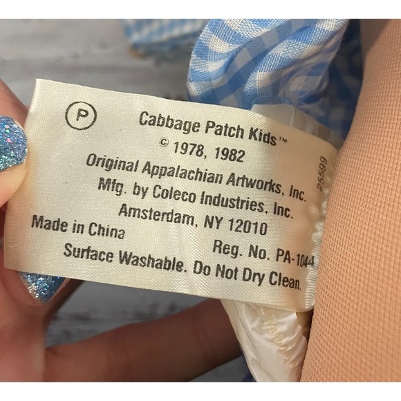 Vintage Cabbage Patch Kids Boy Doll Xavier Roberts Signature - Picture 6 of 7